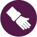 Icon einer helfenden Hand